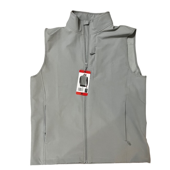 NWT 32 Degrees Heat Mens Midweight Tech Vest, Gray, Size M - Picture 1 of 8
